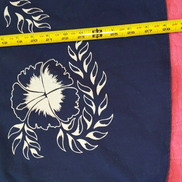 Sweet 70s Vintage Hawaiian Cotton Swing Skirt Large - Picture 5 of 6